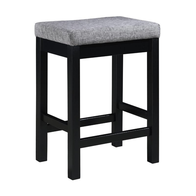 Lexicon Connected 4 Piece Wood Counter Height Dining Set in Black