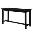 Lexicon Connected 4 Piece Wood Counter Height Dining Set in Black
