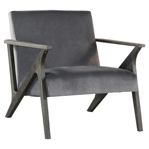 lexicon coriana velvet upholstered accent chair