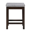 Lexicon Connected 4 Piece Wood Counter Height Dining Set in Espresso