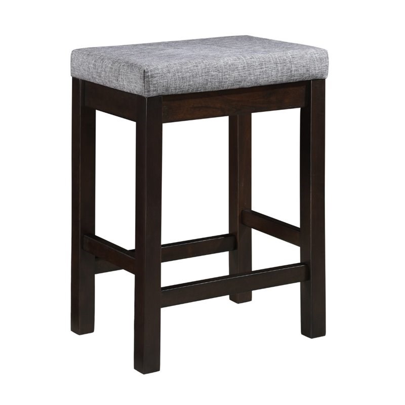 Lexicon Connected 4 Piece Wood Counter Height Dining Set in Espresso