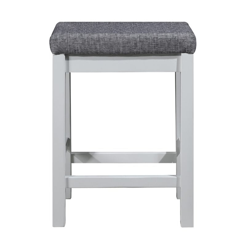 Lexicon Connected 4 Piece Wood Counter Height Dining Set in White