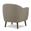 Lexicon Lucille Upholstered Accent Chair in Beige