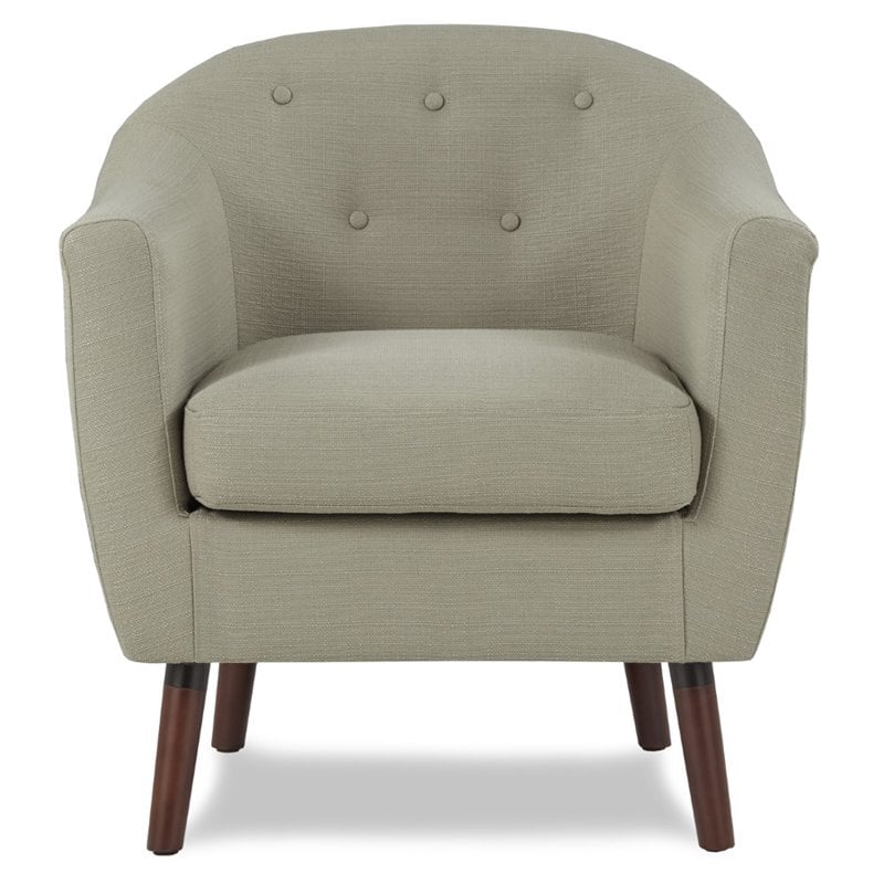 Lexicon Lucille Upholstered Accent Chair in Beige