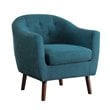 Lexicon Lucille Upholstered Accent Chair in Blue
