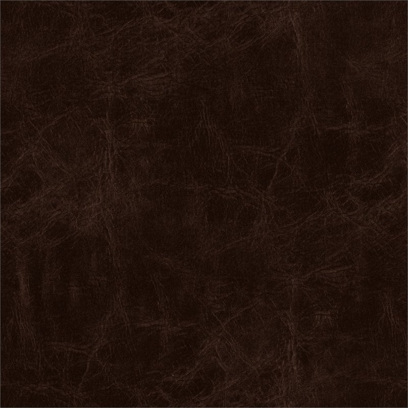 Lexicon Aldermont Faux Leather Accent Chair in Dark Brown