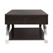Lexicon Tioga Metal Lift Top Coffee Table in Espresso