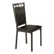 Lexicon Olney 5 Piece Faux Marble Top Dining Set in Black