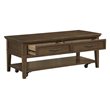 Lexicon Whitley Wood 2 Drawer Coffee Table in Brown