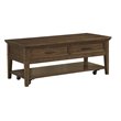 Lexicon Whitley Wood 2 Drawer Coffee Table in Brown