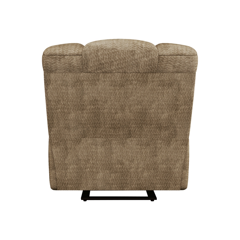 Lexicon Kaylene Chenille Recliner in Brown