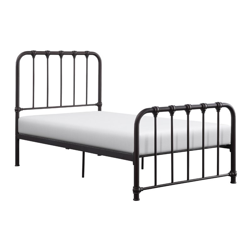 Lexicon Bethany Twin Metal Platform Bed, Twin Iron Platform Bed