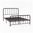 Lexicon Larkspur Full Metal Platform Bed in Dark Bronze