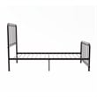 Lexicon Larkspur Twin Metal Platform Bed in Dark Bronze