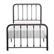 Lexicon Larkspur Twin Metal Platform Bed in Dark Bronze