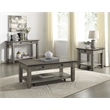 Lexicon Granby Wood 1 Drawer End Table in Antique Gray