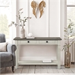 Lexicon Granby Wood 2 Drawer Console Table in Antique White