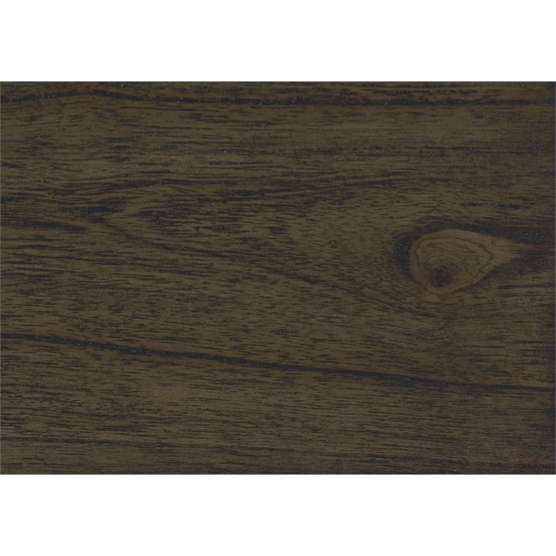 Lexicon Blanche Wood L Shaped Desk in Brown Gray