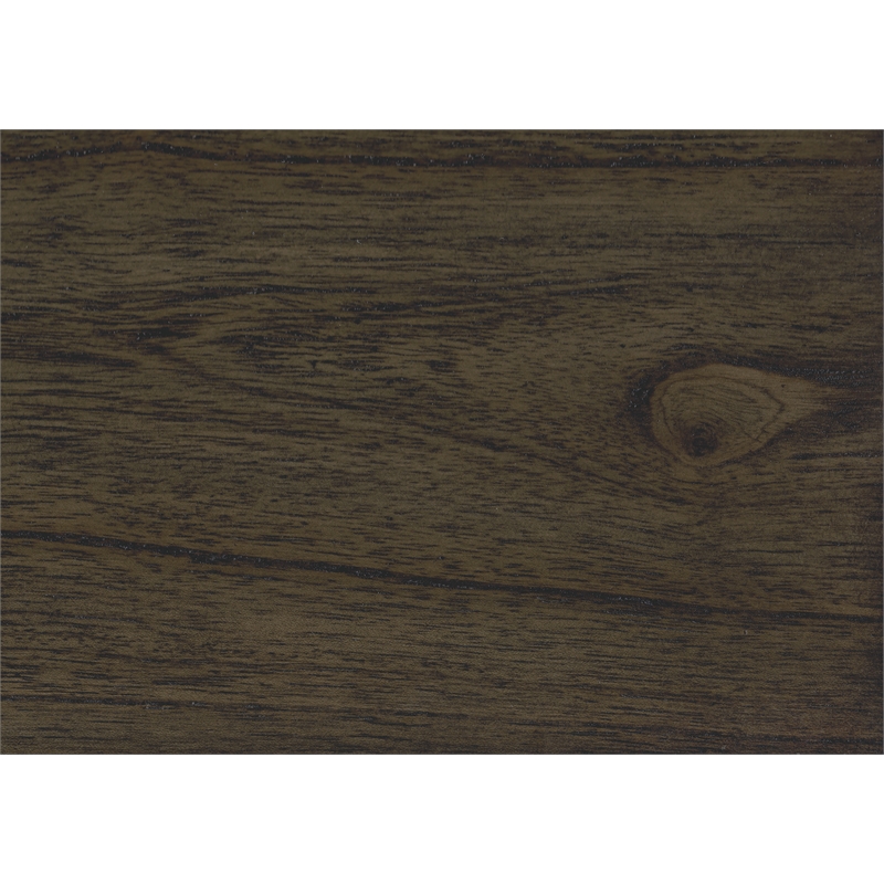 Lexicon Blanche Wood L Shaped Desk with Hutch in Brown Gray