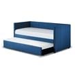 Lexicon Therese Upholstered Daybed with Trundle in Blue