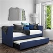 Lexicon Therese Upholstered Daybed with Trundle in Blue