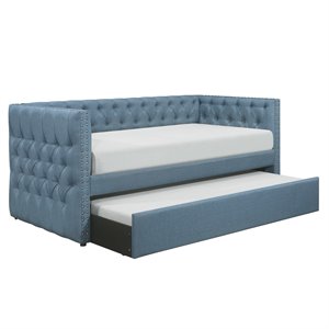 lexicon adalie upholstered daybed with trundle