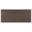 Lexicon Toulon Wood 1 Drawer Writing Desk in Dark Oak