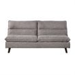 Lexicon Mackay Upholstered Click Clack Convertible Sofa in Brown