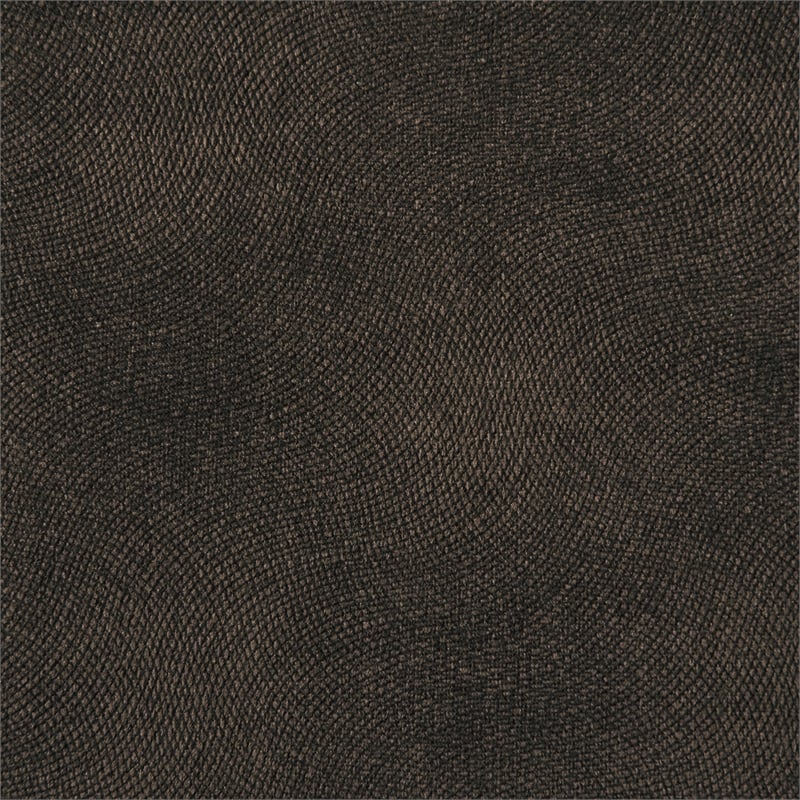 Lexicon Emilio Velvet Upholstered Ottoman in Chocolate
