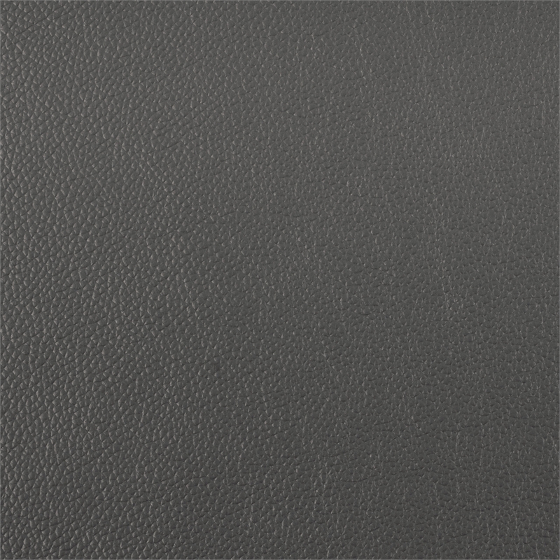 Lexicon Mischa Leather Match Loveseat in Dark Gray