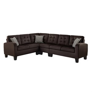 lexicon sinclair upholstered reversible sectional sofa