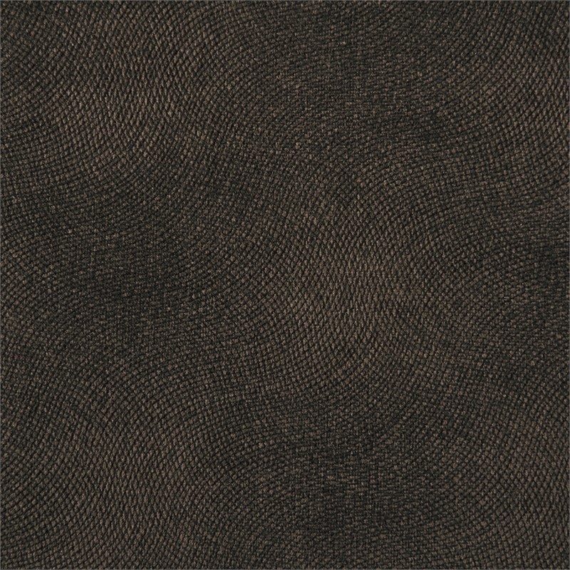Lexicon Emilio Velvet Upholstered Reversible Sectional in Chocolate