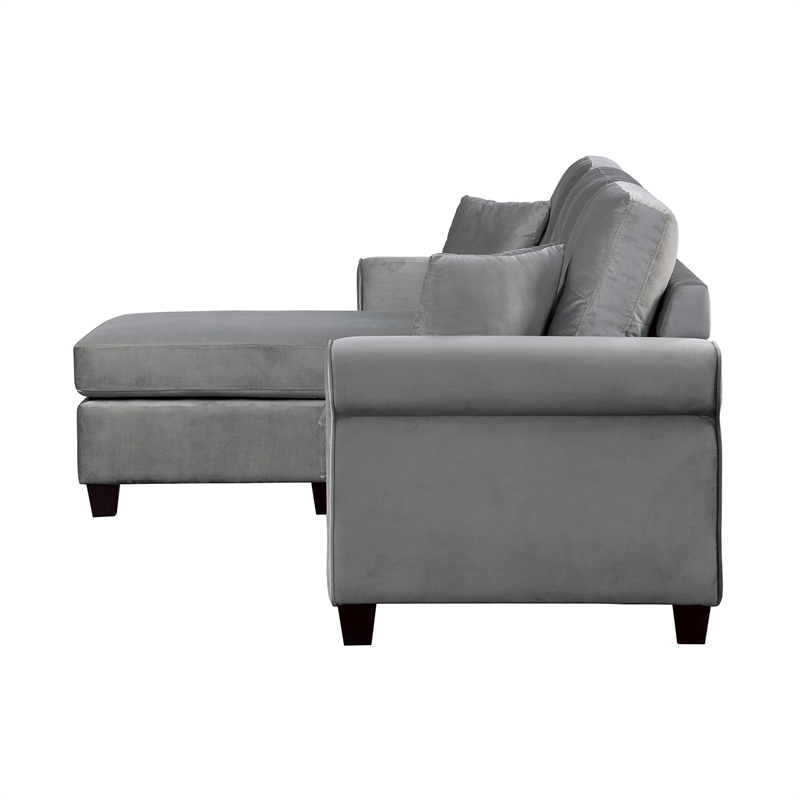 Egan ii charcoal sofa 2024 with reversible chaise