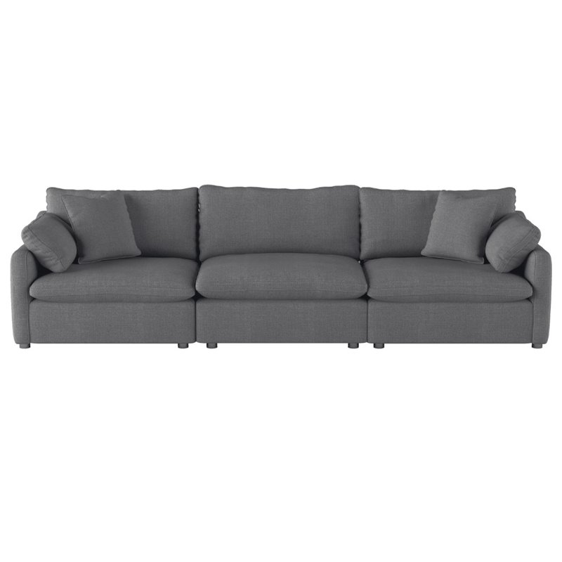 Lexicon Howerton Performance Fabric Sofa in Gray Cymax Business