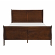 Lexicon Mayville Traditional Wood Full Sleigh Bed in Brown Cherry