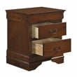 Lexicon Mayville Traditional Wood 2-Drawer Nightstand in Brown Cherry