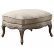 Lexicon Parlier Traditional Wood Accent Ottoman in Natural