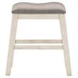 Lexicon Timbre Wood Counter Height Stools in Antique White and Brown (Set of 2)