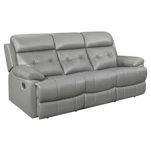 lexicon lambent modern leather double reclining sofa