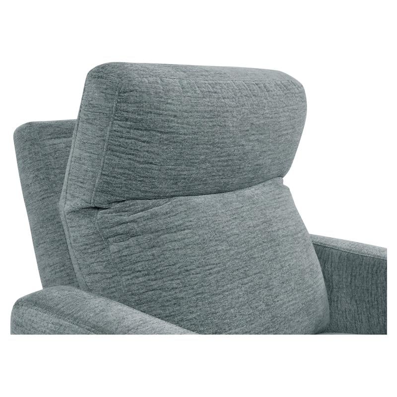 Lexicon Edition Contemporary Chenille Power Reclining Chair in Gray