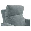 Lexicon Edition Contemporary Chenille Power Reclining Chair in Gray