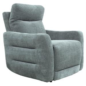 lexicon edition contemporary chenille power reclining chair in gray