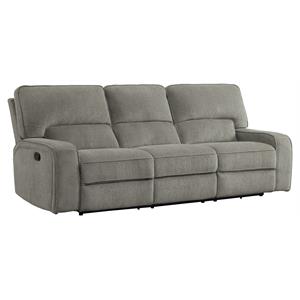 lexicon borneo traditional chenille double reclining sofa