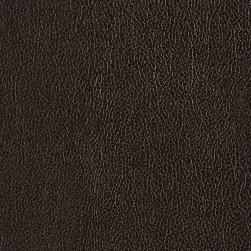 Lexicon Marille Traditional Faux Leather Glider Reclining Chair in Brown