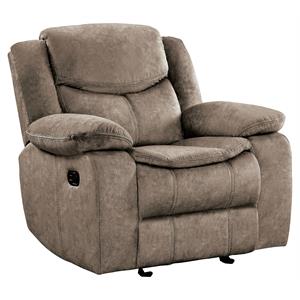lexicon bastrop traditional glider reclining chair