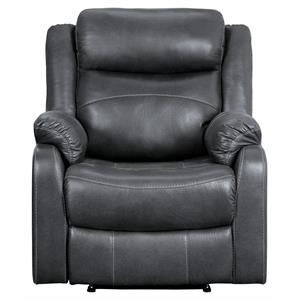 lexicon yerba traditional microfiber reclining chair