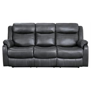 lexicon yerba double reclining sofa with drop-down cup holders
