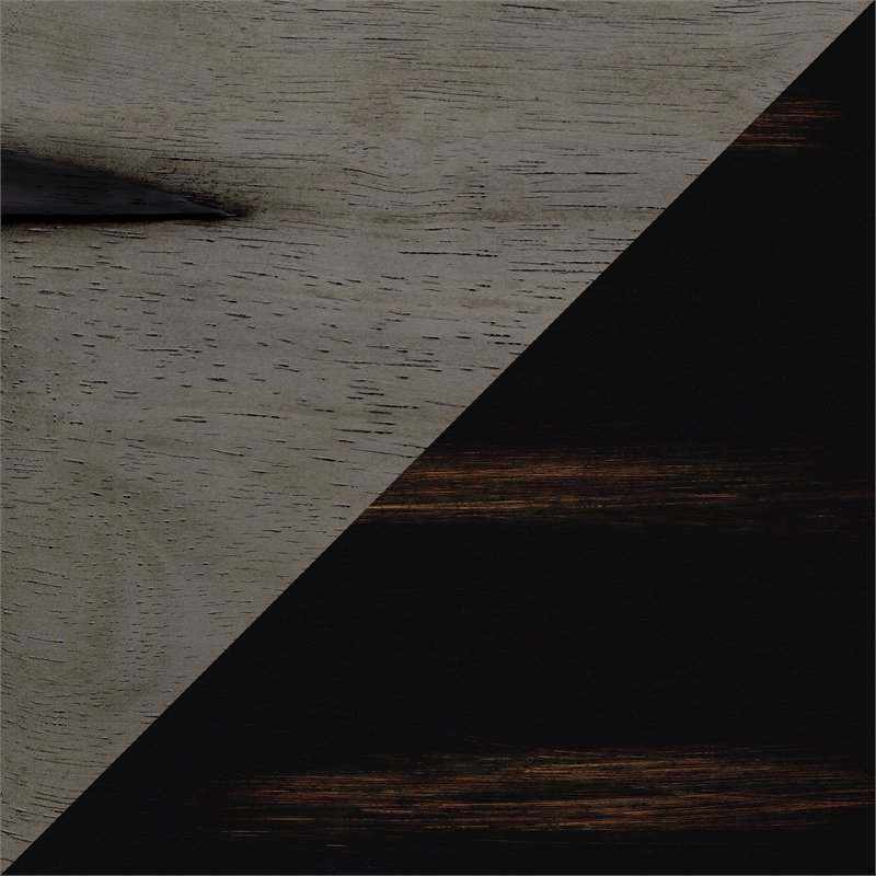 Lexicon Amsonia Wood Dining Swivel Counter Stools in Distressed Gray (Set of 2)