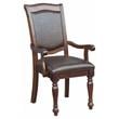 Lexicon Lordsburg Wood Dining Room Arm Chairs in Brown Cherry (Set of 2)