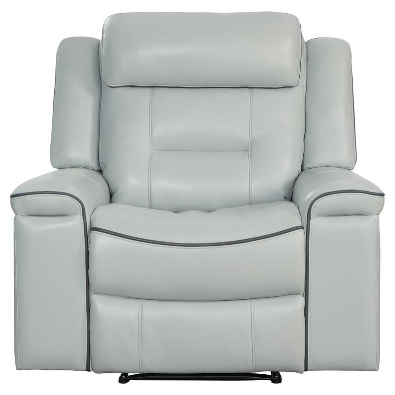 Fake leather recliner discount chair